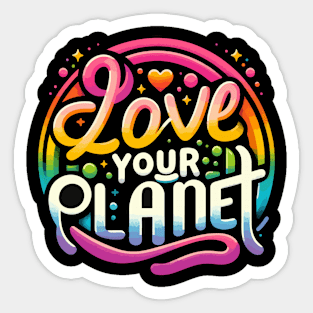 Love Your Mother Earth Nature Planet Cute Environmentalist Sticker